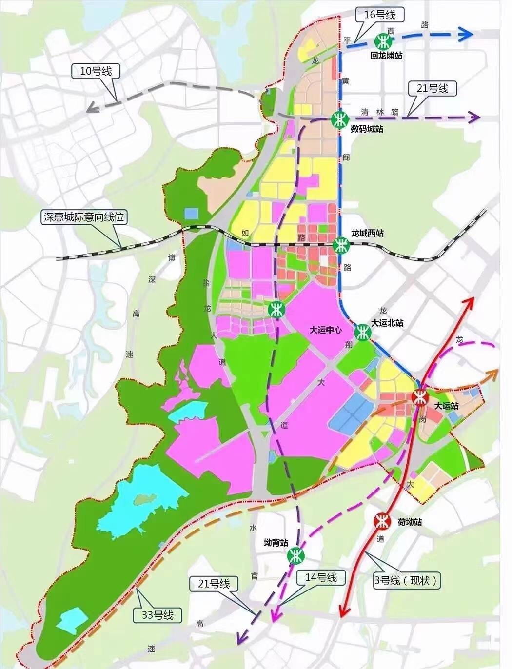 龍崗大運新城(荷坳舊村)華僑城集團城市更新項目_深圳市_龍崗區_單元