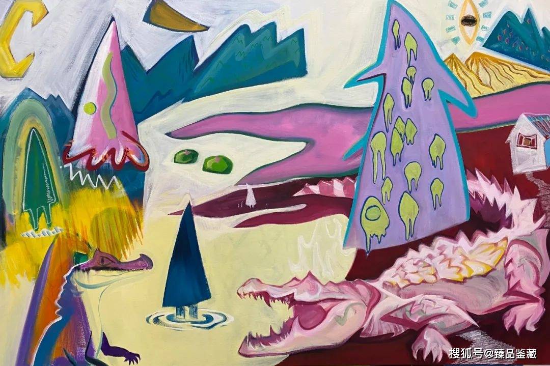 江心怡 《源 系列作品》 150×150cm 绘画艺术学院油画系中国的年轻