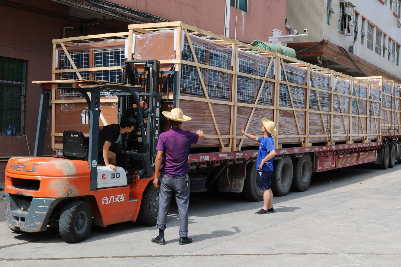 销售旺订单多格美粤空气能发货忙忙忙