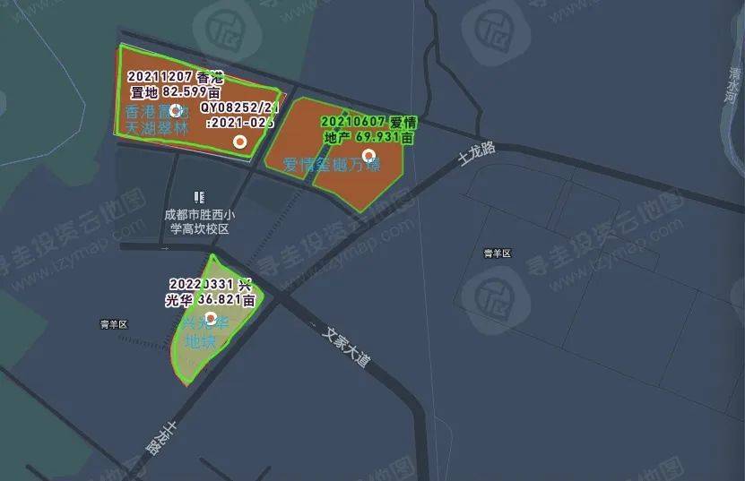 马厂坝-文家场成置业青羊主战场:7大项目来了_青羊区_新城_板块
