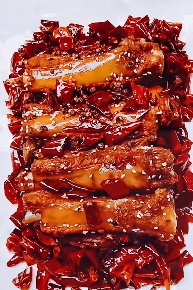 原创干煸麻辣排骨做法