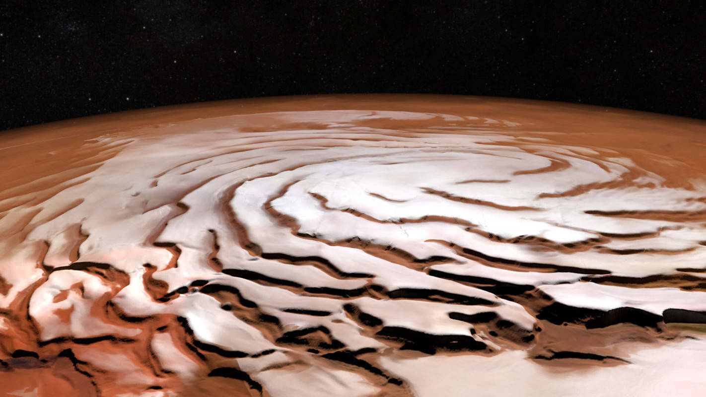 火星探测器拍到的照片图片