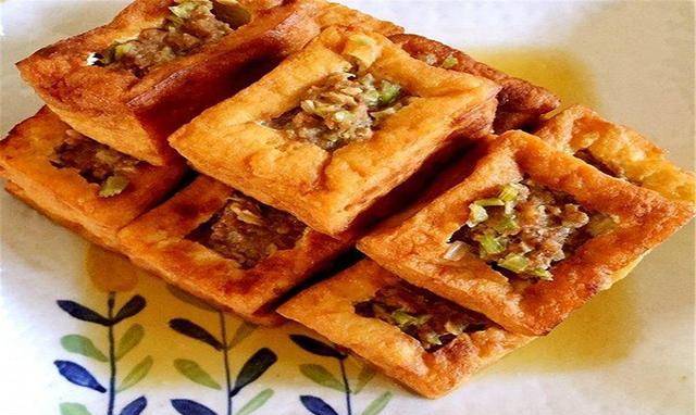 原创鲜香的豆腐盒子原来豆腐还能这样做让你回味无穷
