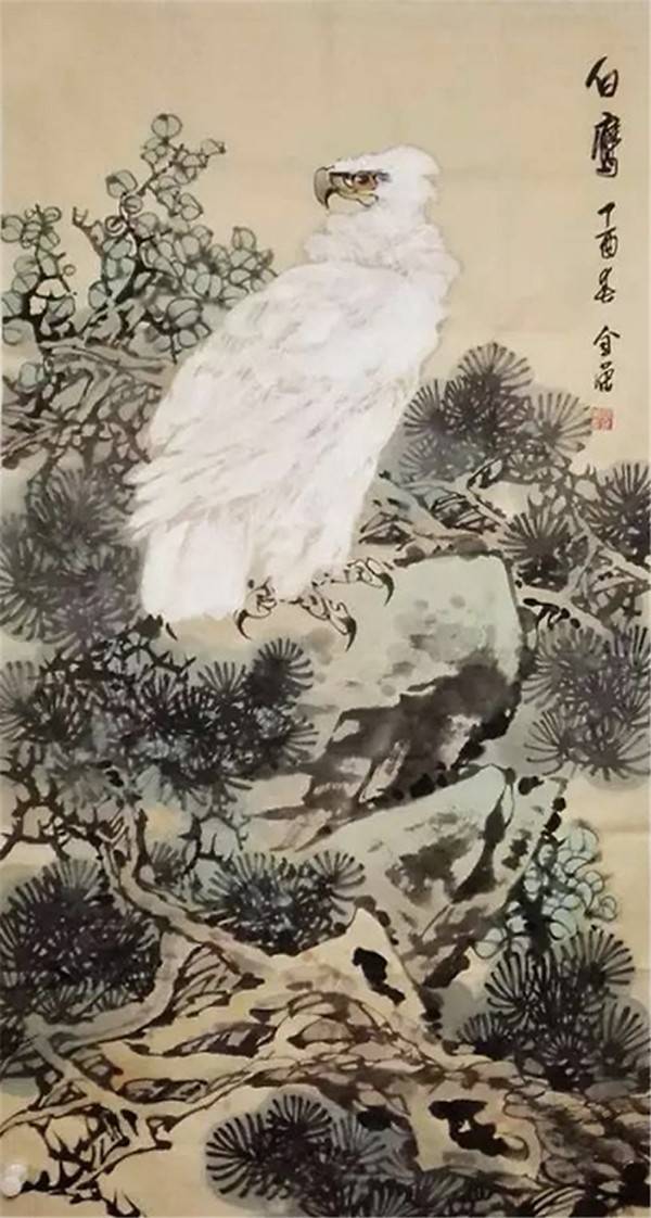 张金荣写意花鸟画图片