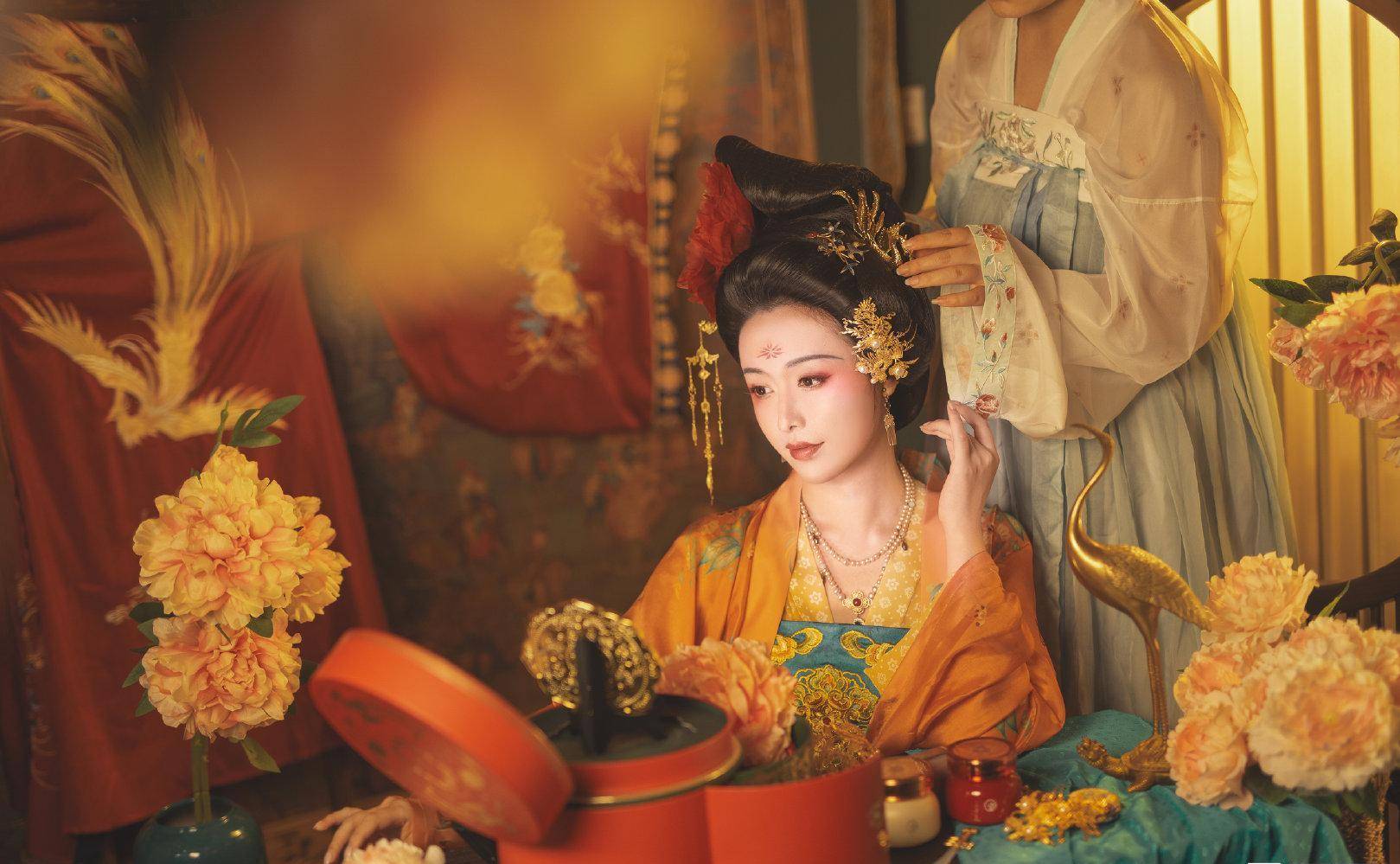 原创被贵妃风的汉服美到了华贵又优雅穿上变身大唐美人