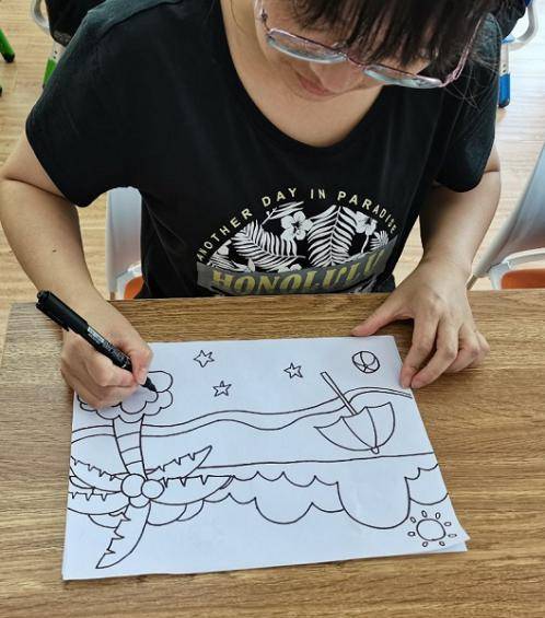 龙马潭区玉带河幼儿园开展简笔画培训