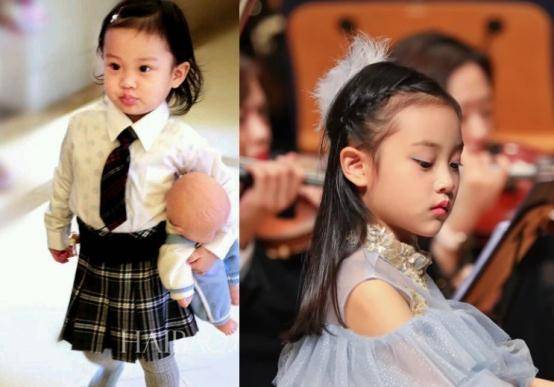 别再关注甜馨了,看看8岁奥莉变化有多大?