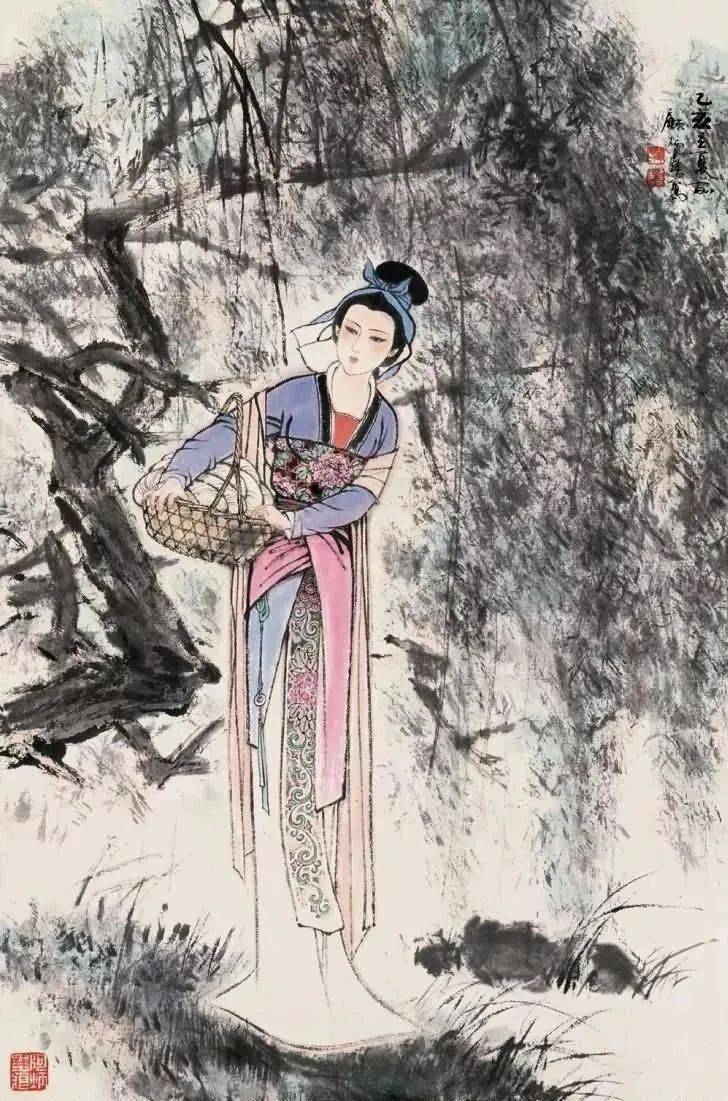 中国画中的仕女画：清秀婉约，窈窕婀娜，雅韵_搜狐网