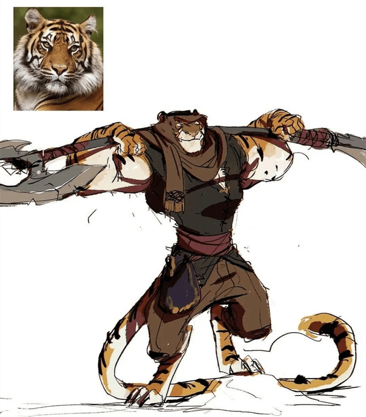 猫科动物也能二次元,威猛与可爱并存,狗狗和狐狸反而像仆人_老虎_猫咪