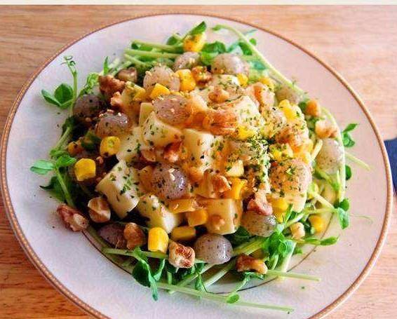 原创饕餮家常菜简单易做的两道家常菜金针菇拌青菜的做法学起来