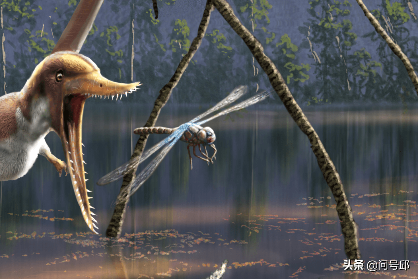原创从一张侏罗纪恐龙的插图中探索当年地球的多样物种和生态系统
