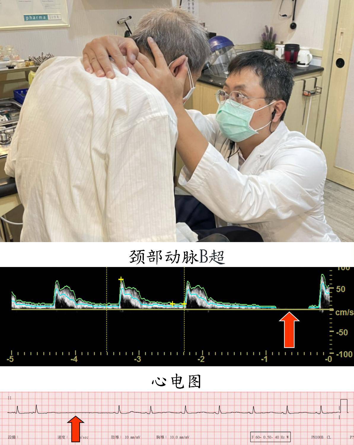 图说 医师正在诊疗该患者