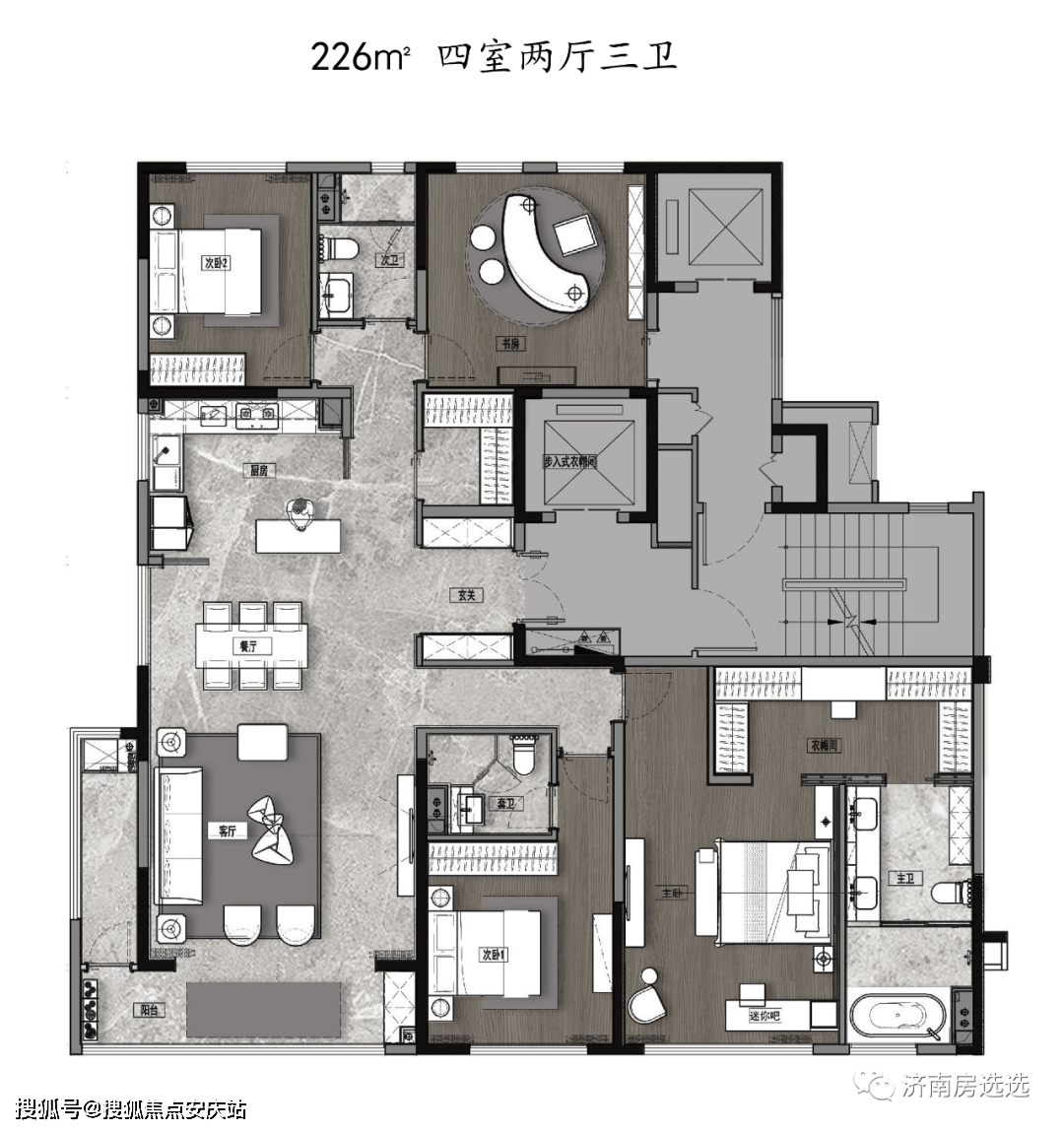 奥体铂悦府户型图片