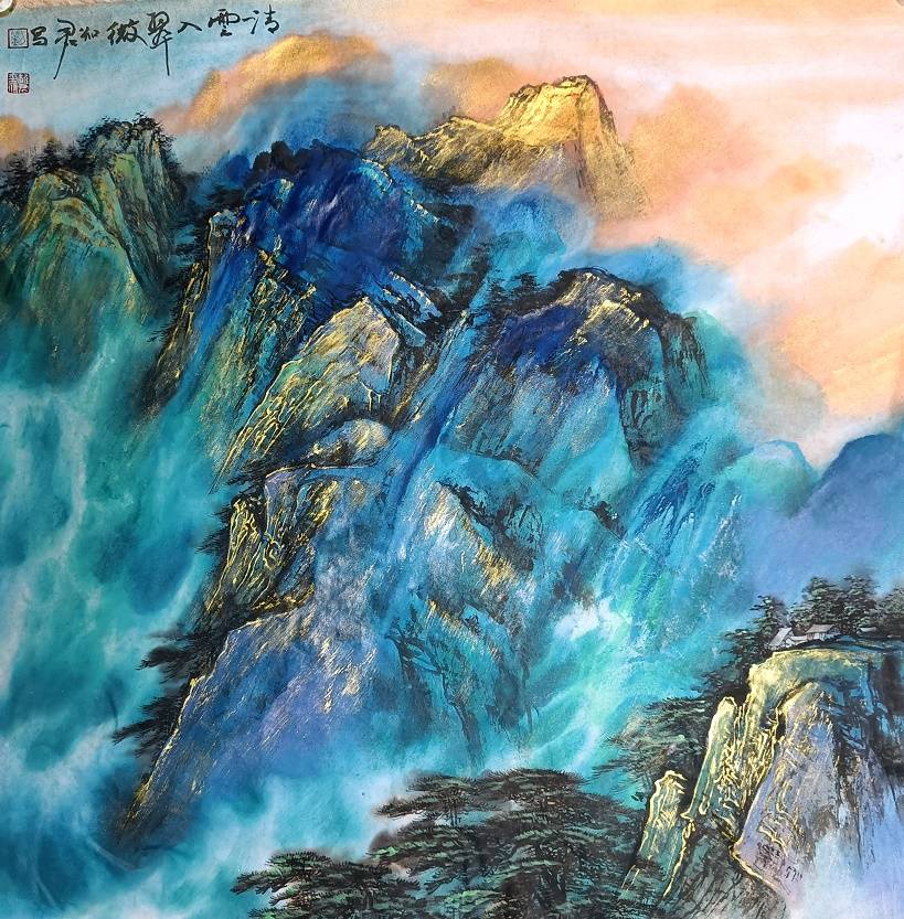 中国书画百年巨匠传承人--刘知君_美展_作品_全国