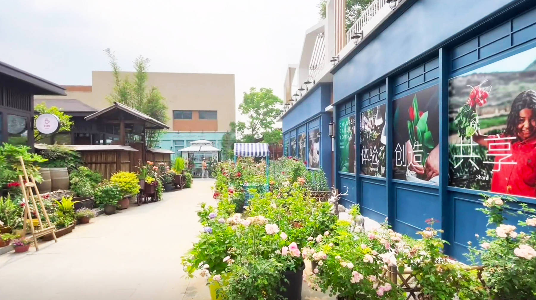 原创             打卡武汉郊区一座园艺小镇：遍布小清新风格街景，随手拍出大片感