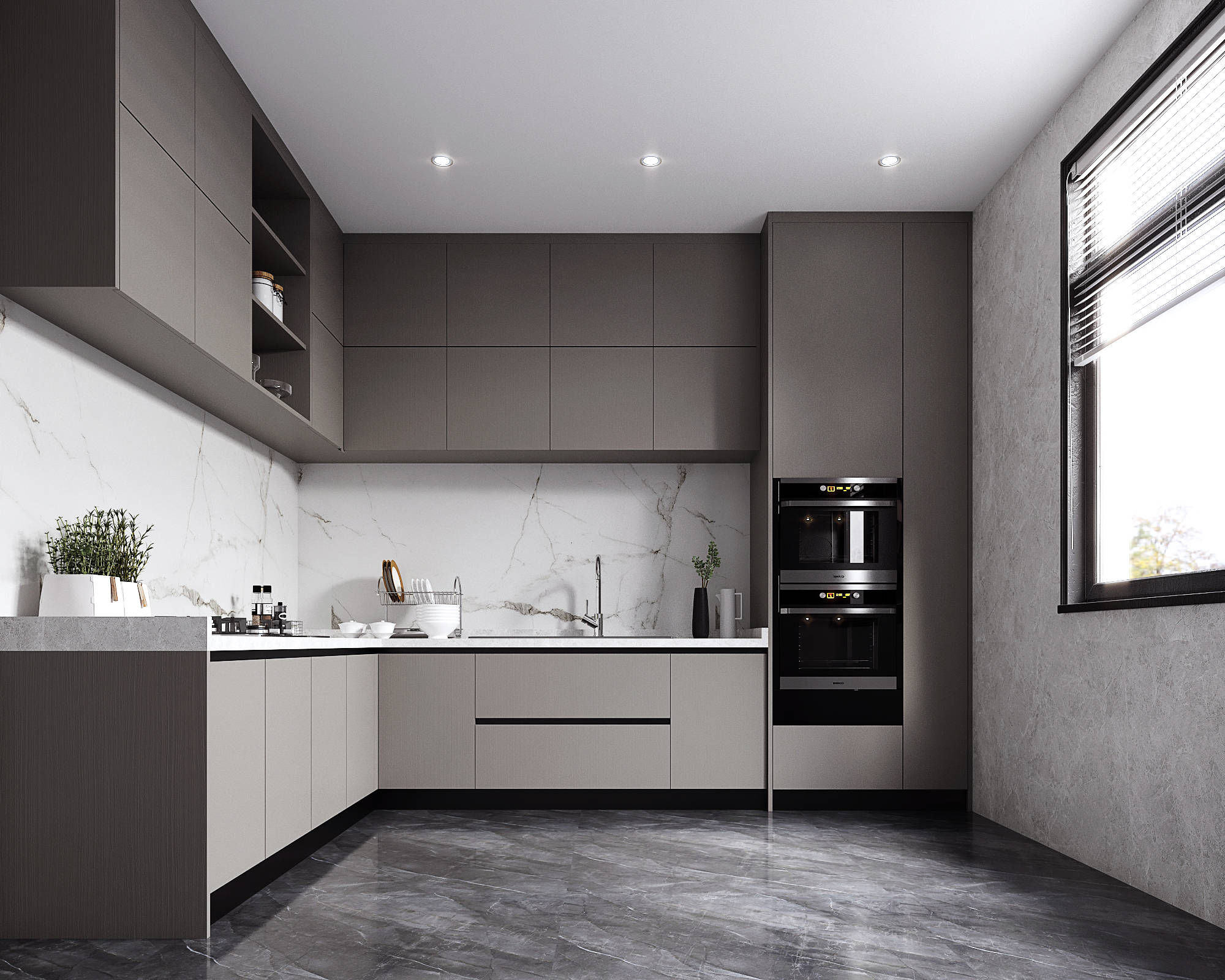 4,厨房电器,冰箱,烤箱,油烟机等这些电器嵌入式柜子,这些都是不需要