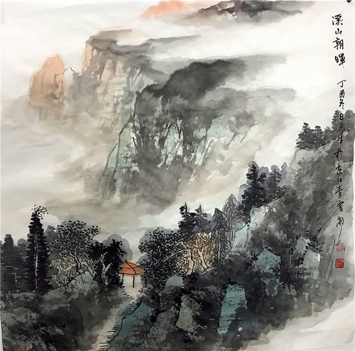 画家蒋元生作品欣赏_江苏_镇江_国画