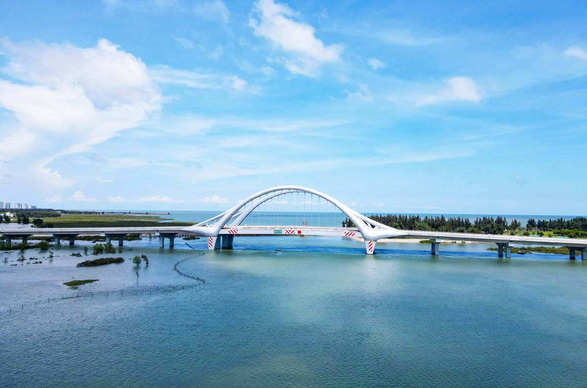 北海冯家江大桥图片