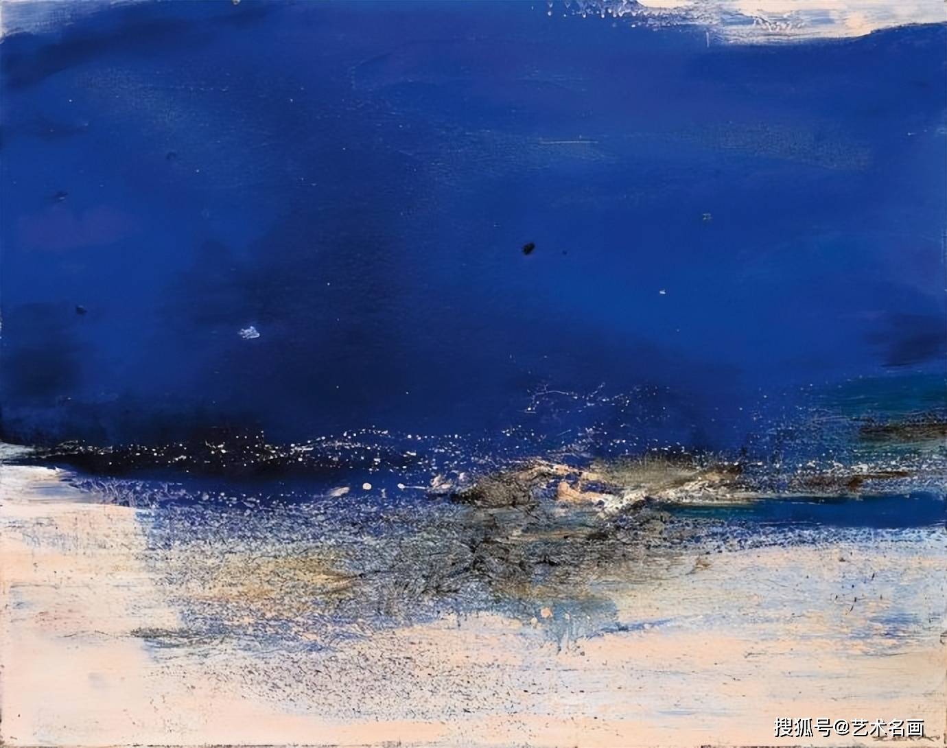 富有韵律感的现代抒情抽象油画作品|赵无极_艺术_人类_契诃夫