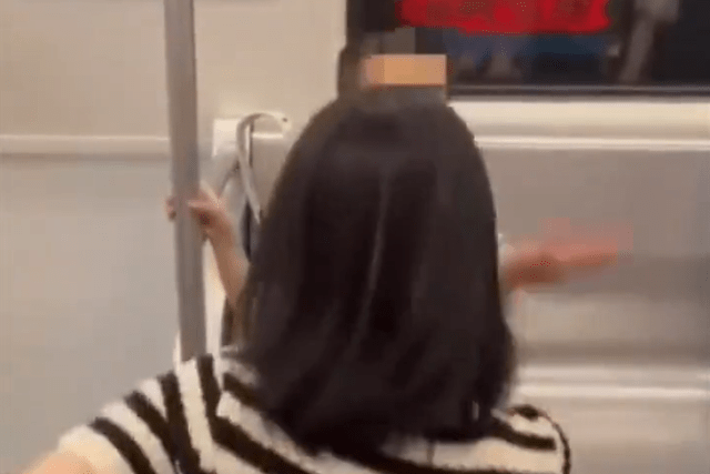 女子在地铁车厢内秀才艺，你遇到会制止吗?？