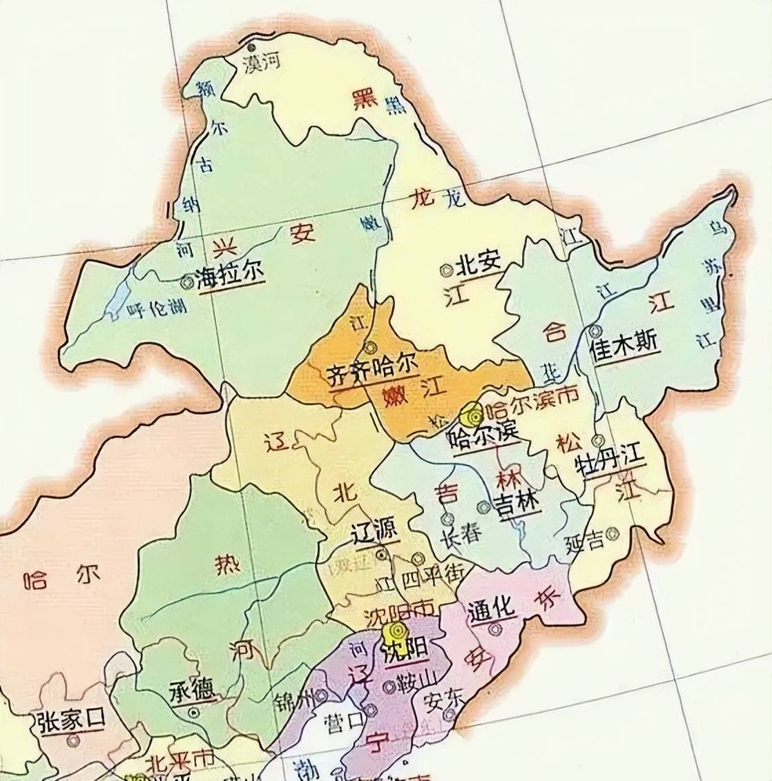 内蒙古与黑龙江的辖区调整黑龙江省14个县为何划归内蒙古