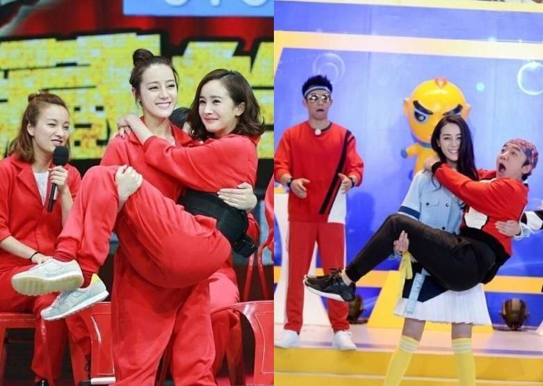 看到迪丽热巴,网友纷纷表示懵了,因为可以把杨幂轻松的公主抱.