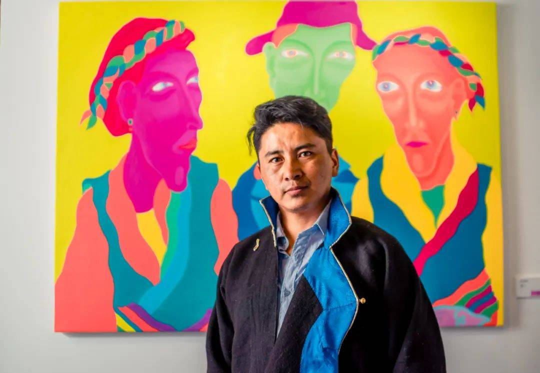 雪域高原本土青年艺术家赤列德庆