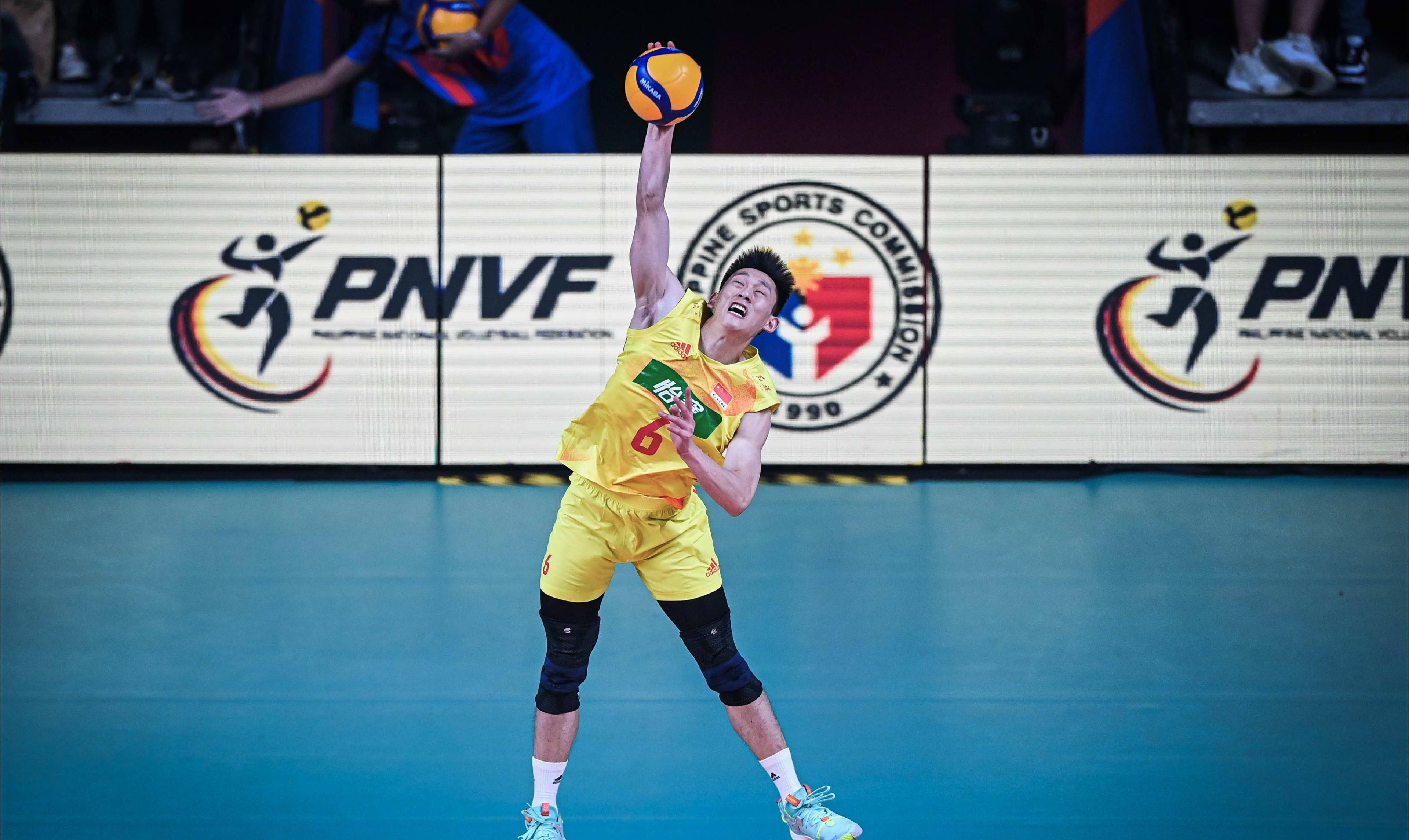 张景胤首发18分中国男排1比3不敌阿根廷国家联赛战绩为2胜5负