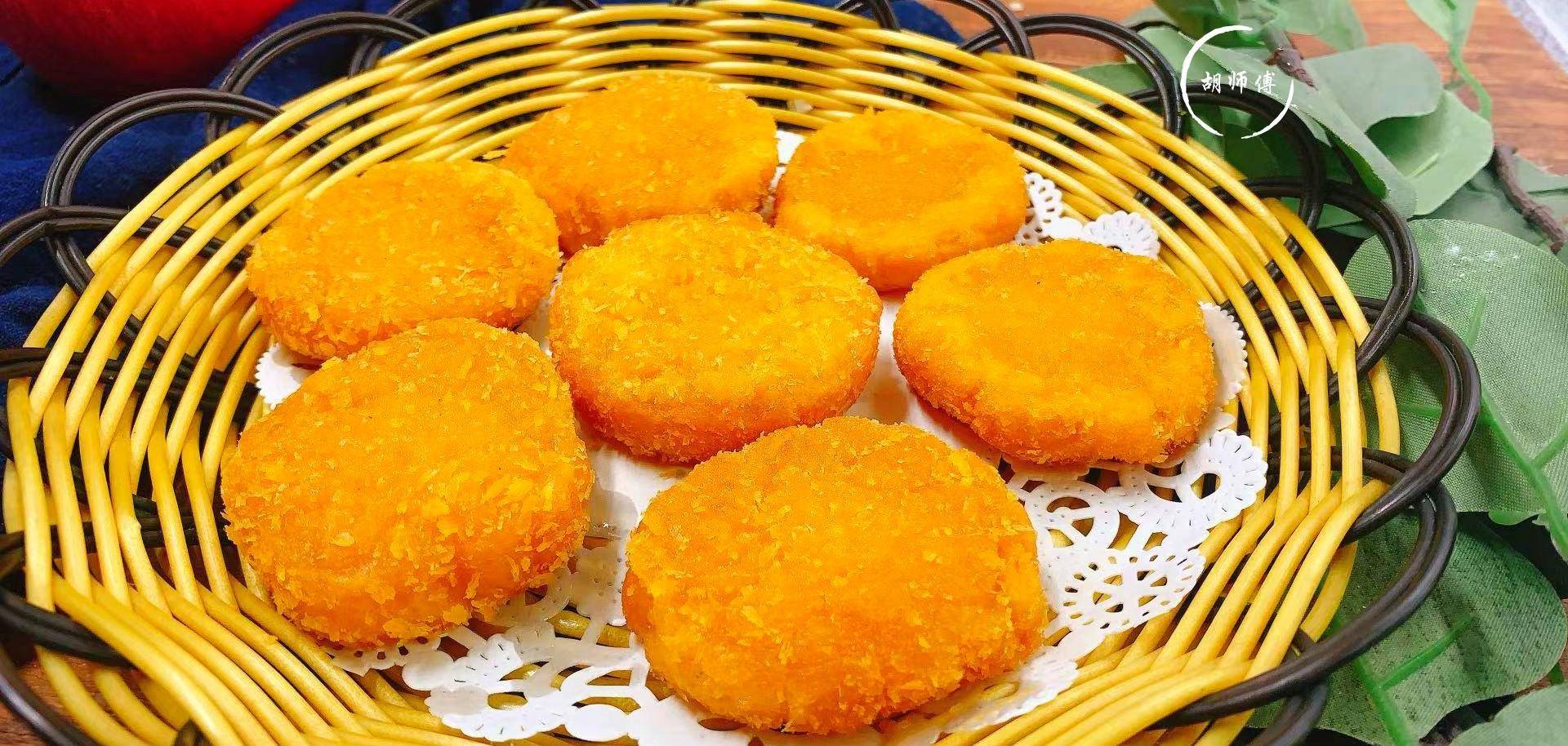 原创做南瓜饼时只加糯米粉是大忌大厨牢记3点南瓜饼更香更软