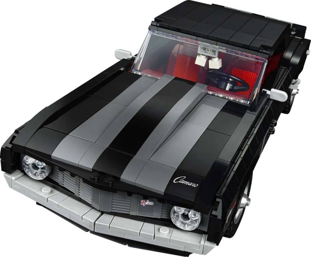 致敬经典肌肉车乐高icons套装10304雪佛兰camaroz28正式发布