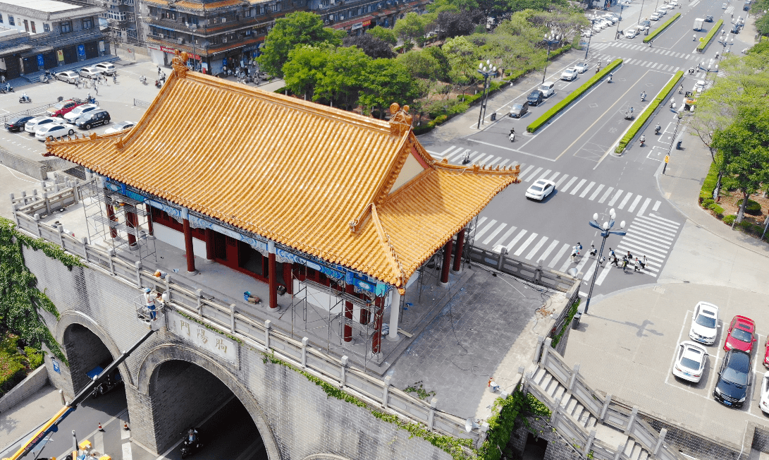 江苏连云港的源头，2000多年的古镇毁灭殆尽，只剩一座城门