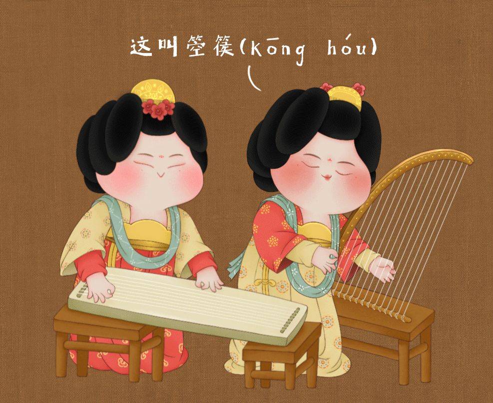 画中的唐朝小美人可爱爆了