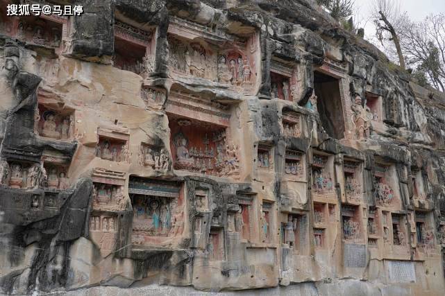 四川小城内的石窟,少有游客却是国宝石窟,藏着中国罕见双头佛造像