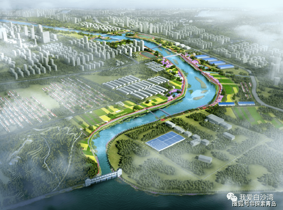 青岛新主城"大五水"绕城再启动!白沙河两岸环境提升8月份开工
