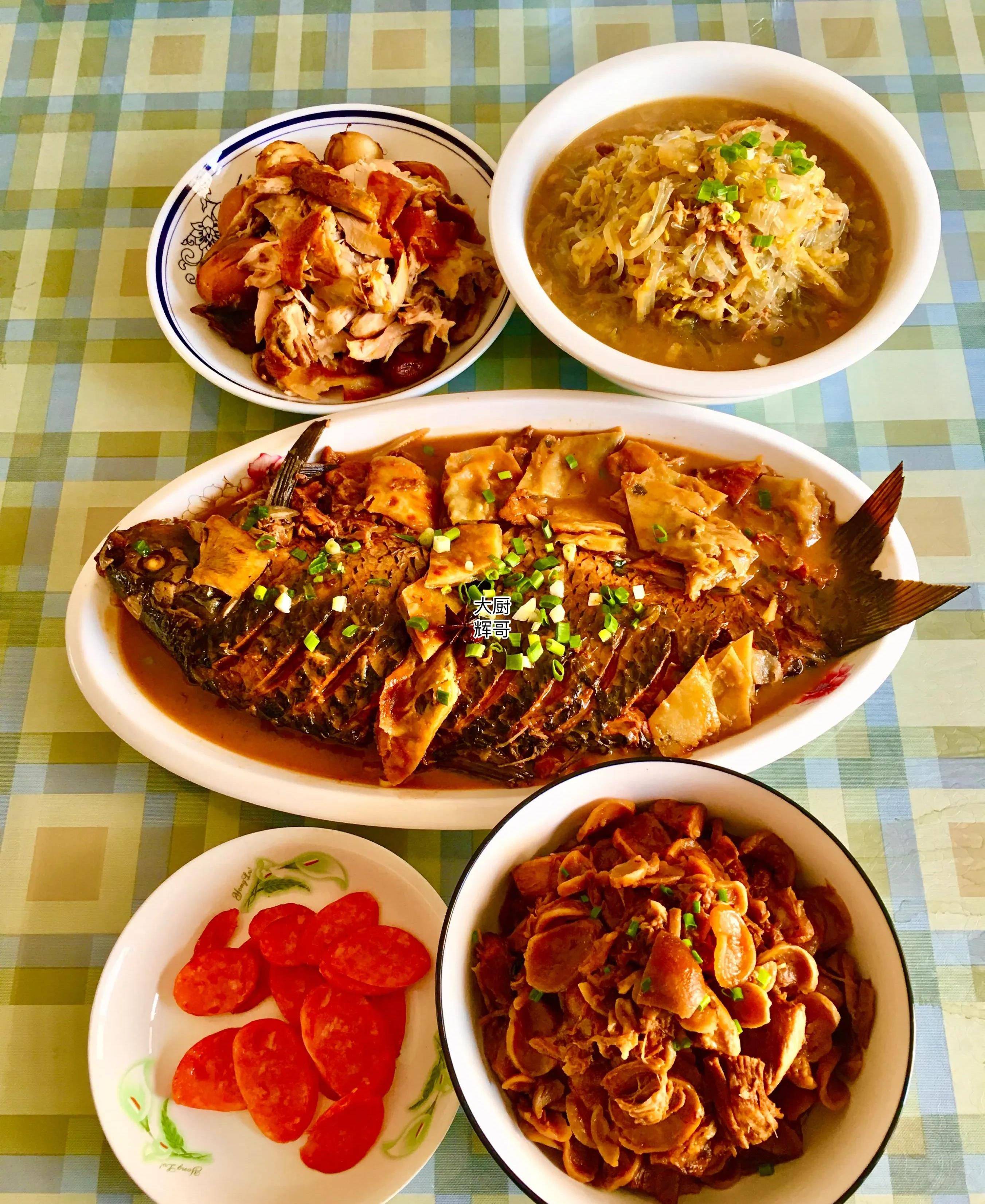 原创元旦家宴上我做了4道东北菜二老很满意网友说真接地气儿