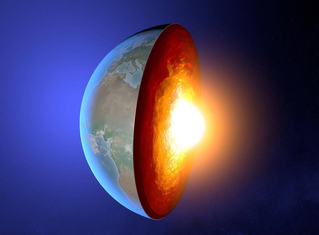 为什么地球中心的温度这么高,它的能量从何而来?_万有引力_地核_物质