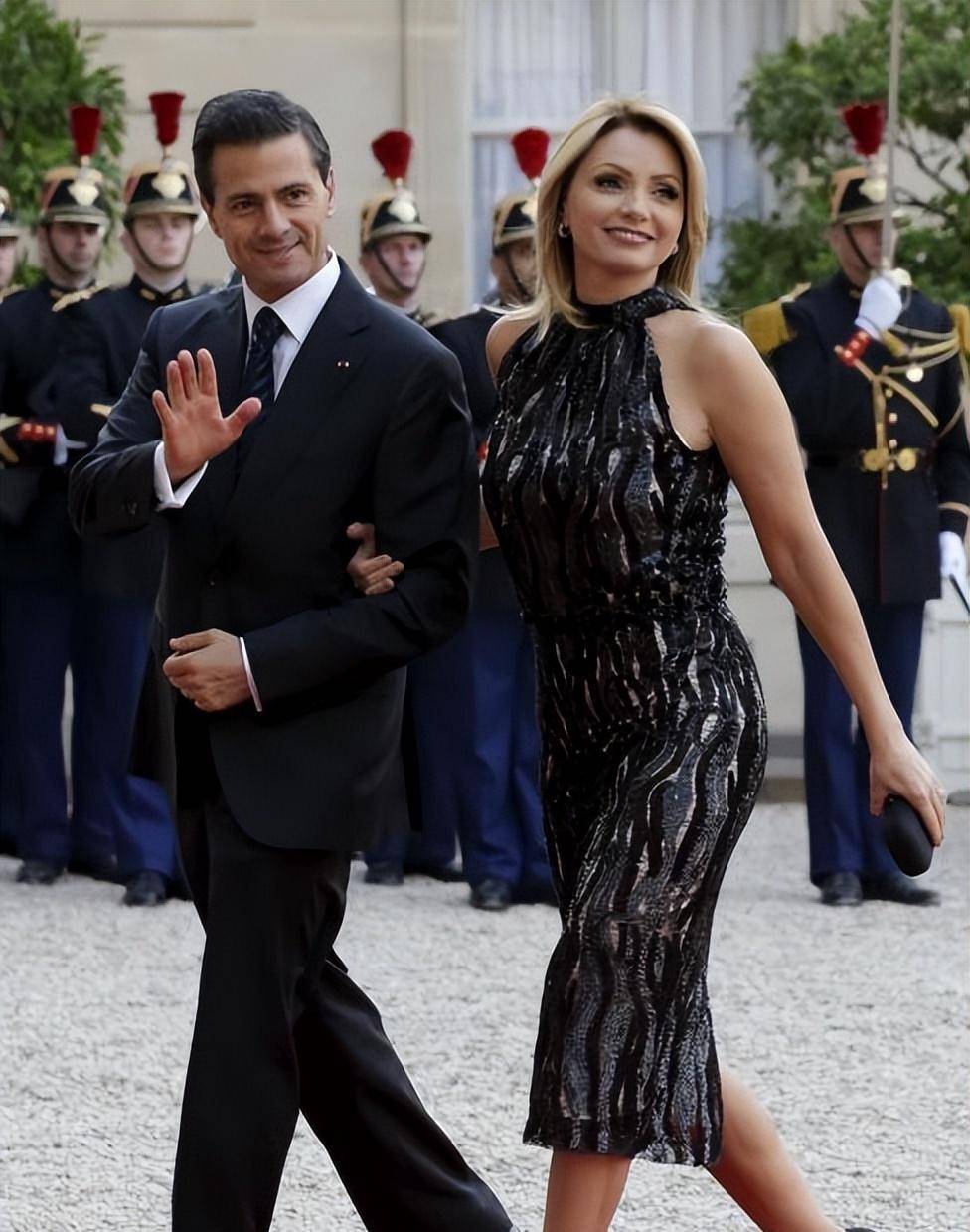 墨西哥最美第一夫人:40岁二婚带3个孩子"下嫁"总统,有旺夫运