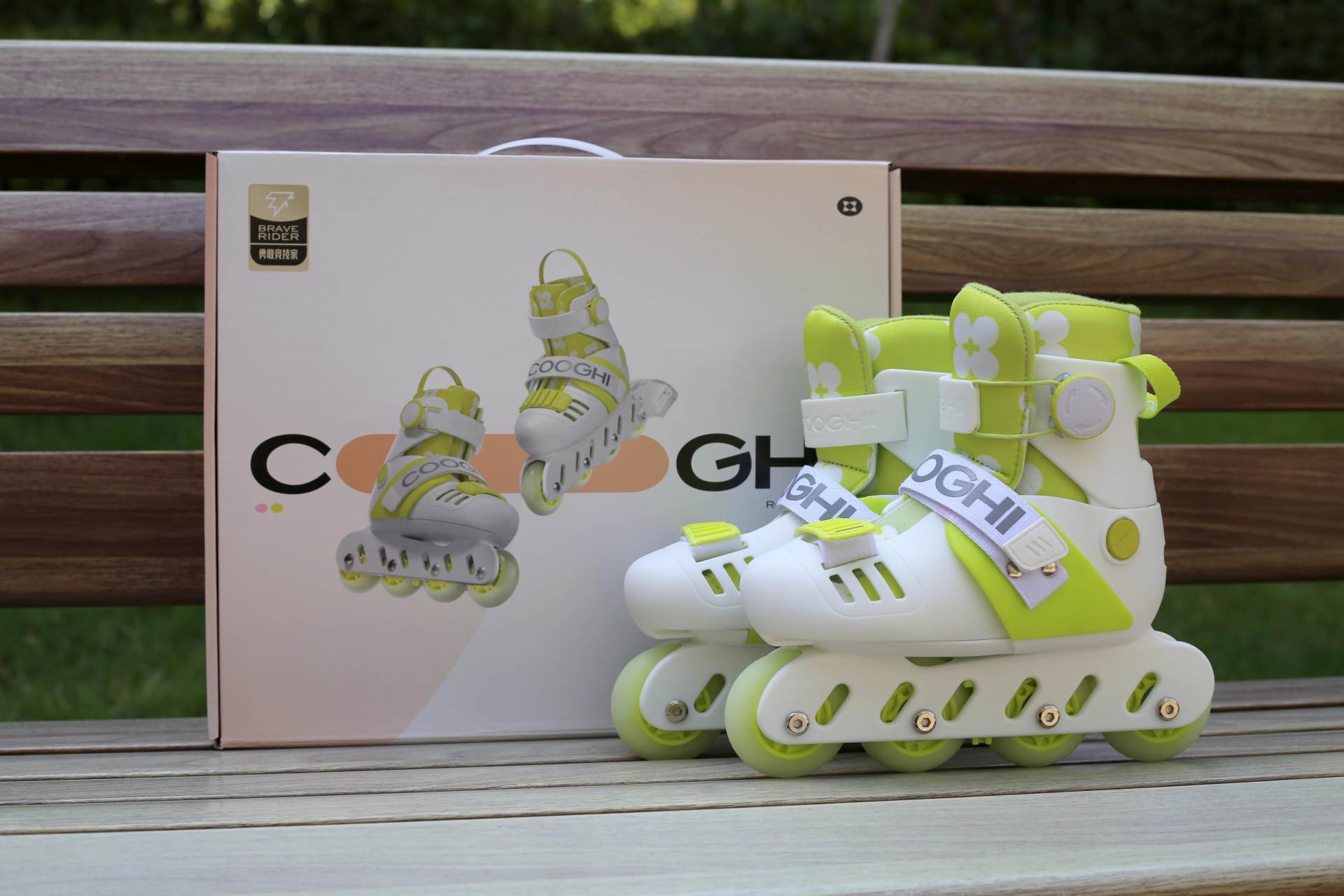 送给宝宝的4岁生日礼物酷骑小童轮滑鞋初学体验