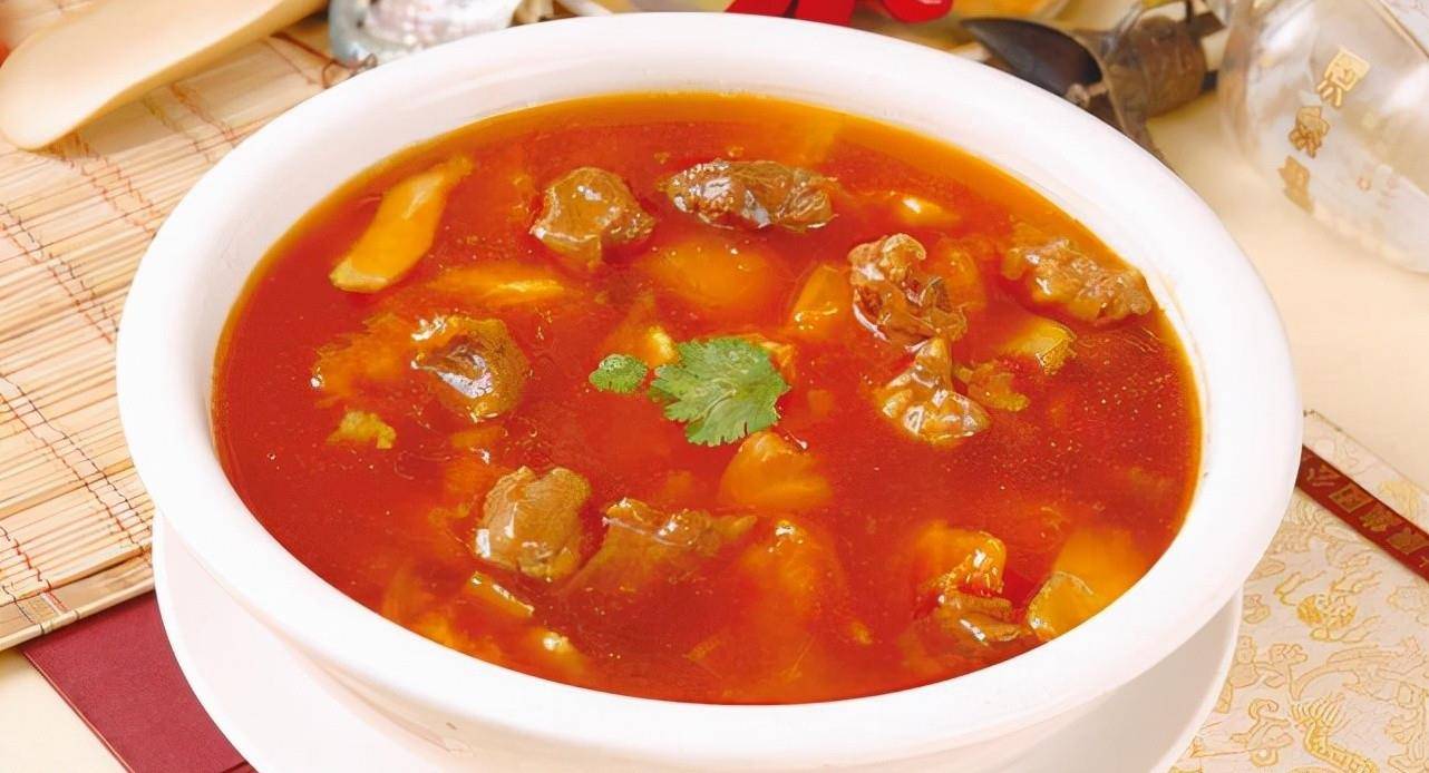 这是我家一周两次一定要喝的番茄牛腩汤汤汁浓郁家人都爱喝