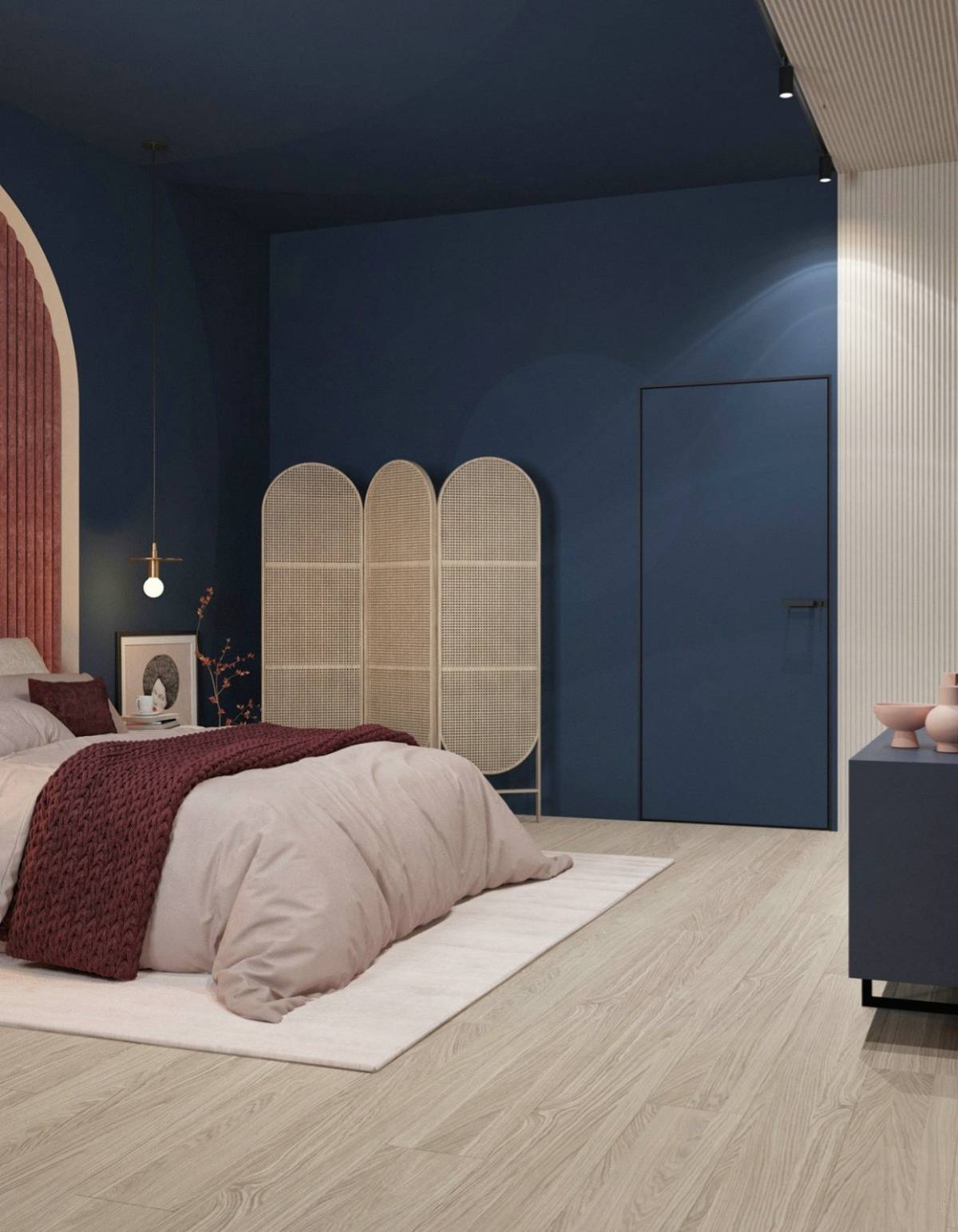 别刷大白墙了单调又显廉价用这几种深色系墙面颜值翻一倍