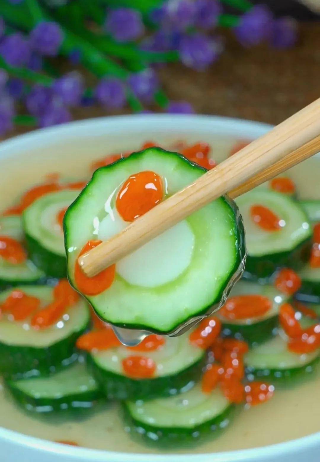 清脆绵软好吃营养不油腻不长肉的山药黄瓜教大家一种新鲜吃法