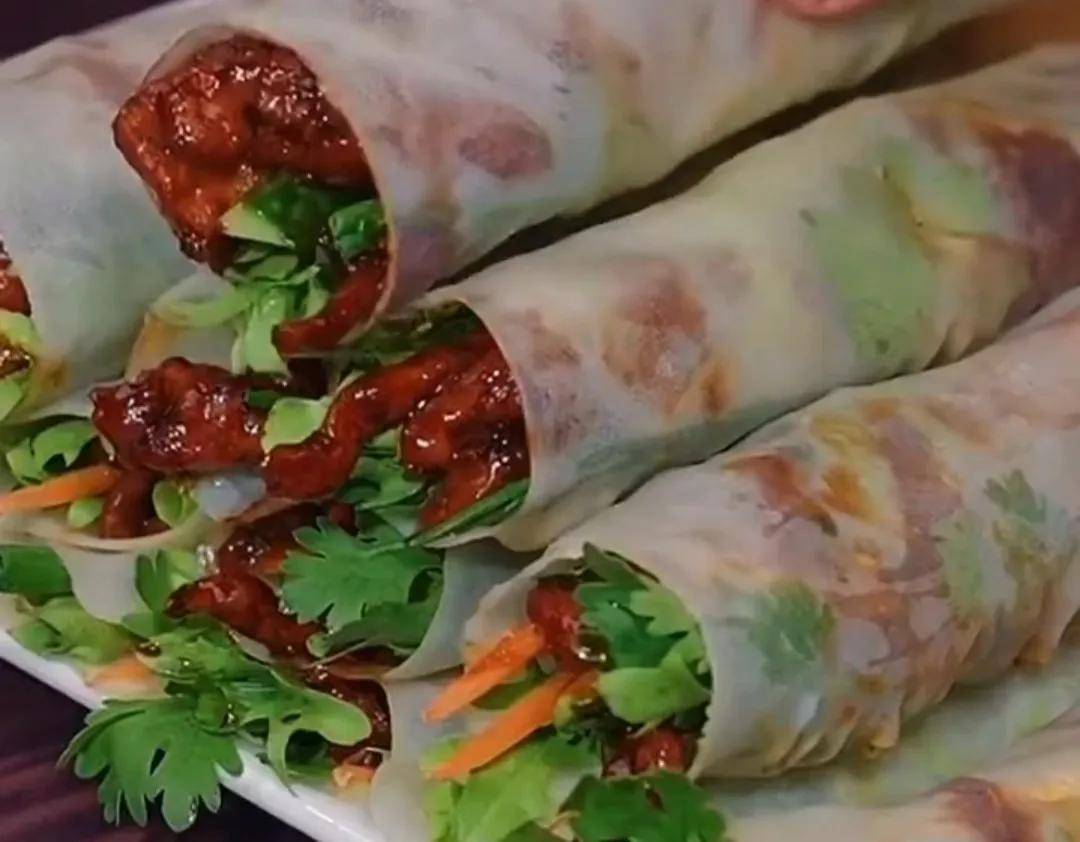 原创好吃的卷饼做法来了不用麻烦的步骤还超级好吃一口干掉8个