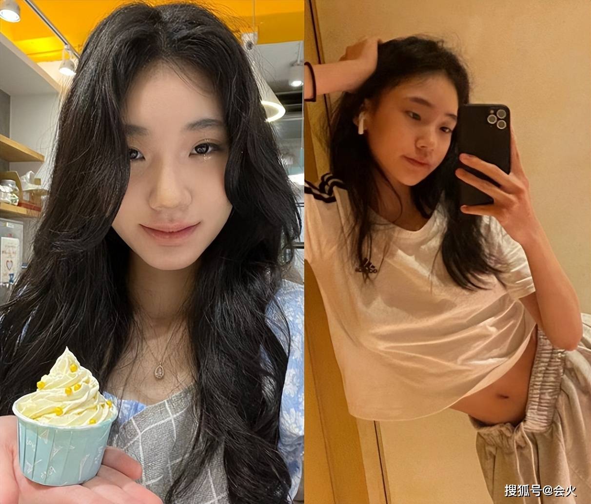 小S二女儿近照曝光!穿吊带烫大波浪不似15岁