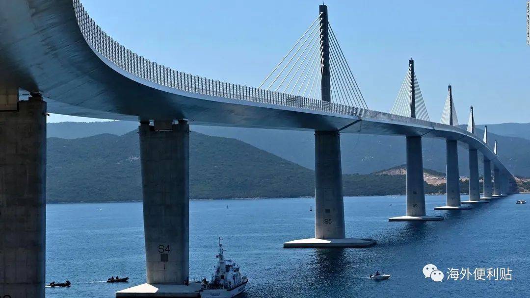 克罗地亚开通了连接杜布罗夫尼克与该国其他地区的桥梁！