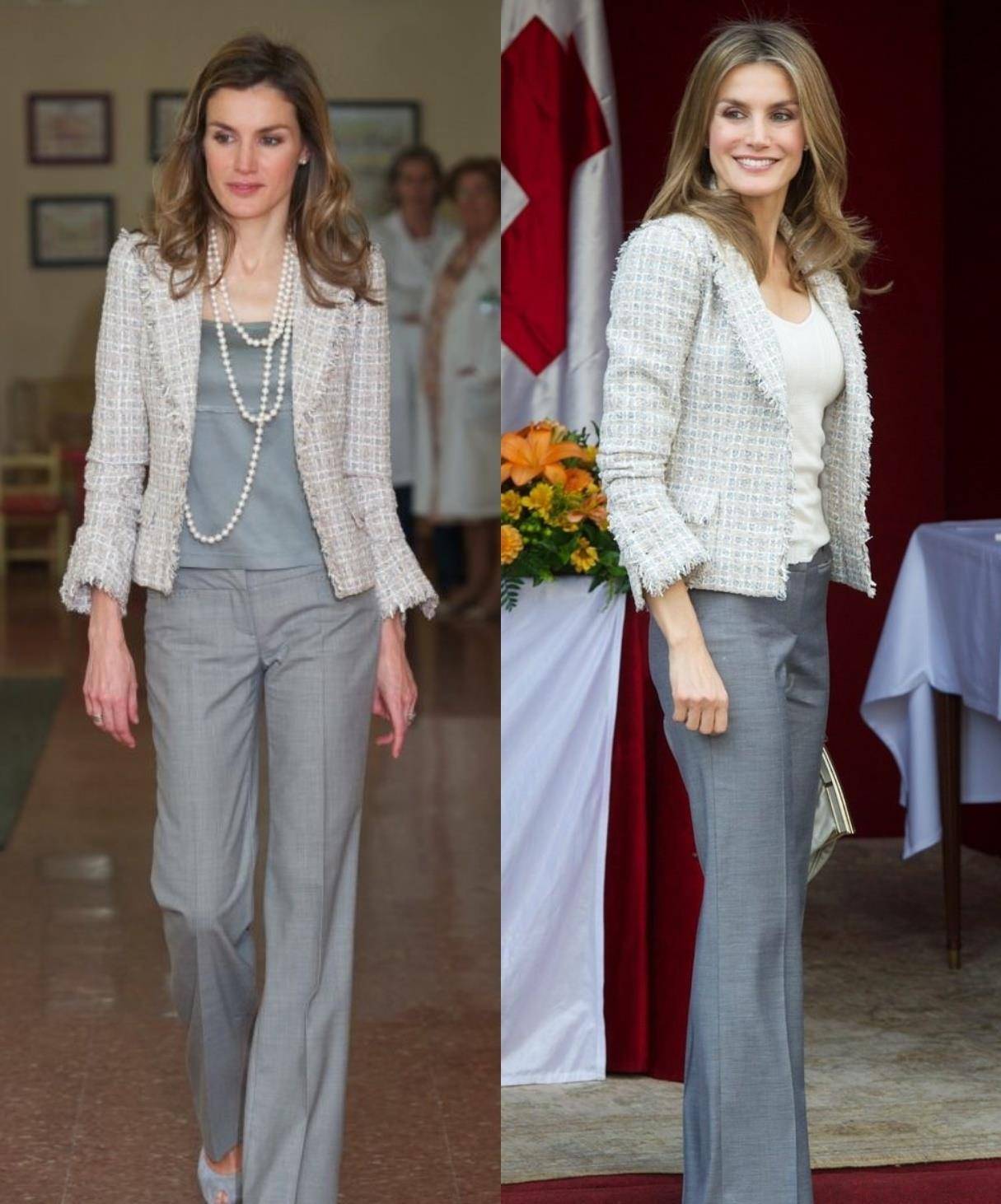 原创春天就要多彩西班牙王后的春日通勤装优雅显气质跟着穿准没错