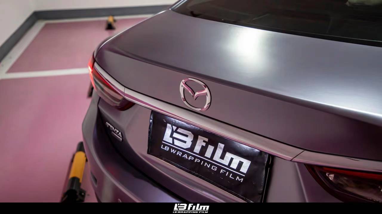 马自达阿特兹lbfilm改色膜电光金属钛灰华丽时髦的颜色