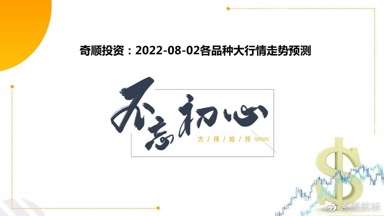 Kaiyun 开云体育奇顺：2022-08-02各品种大行情走势预测(图1)