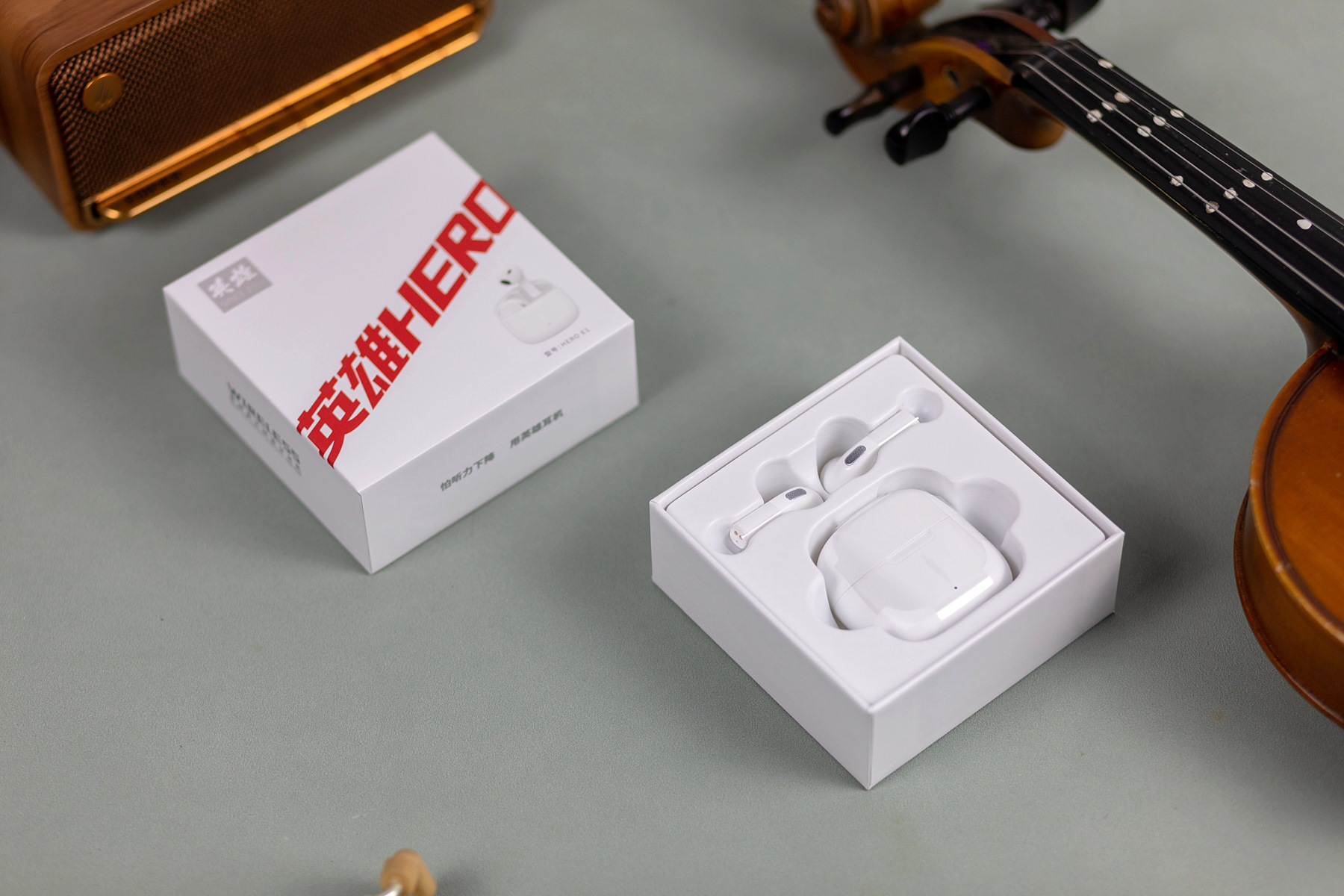 英雄HERO E1蓝牙耳机，朴实的外观给你非凡的体验