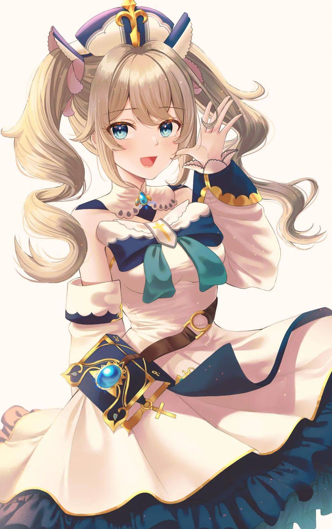 原神美图18芭芭拉冲鸭