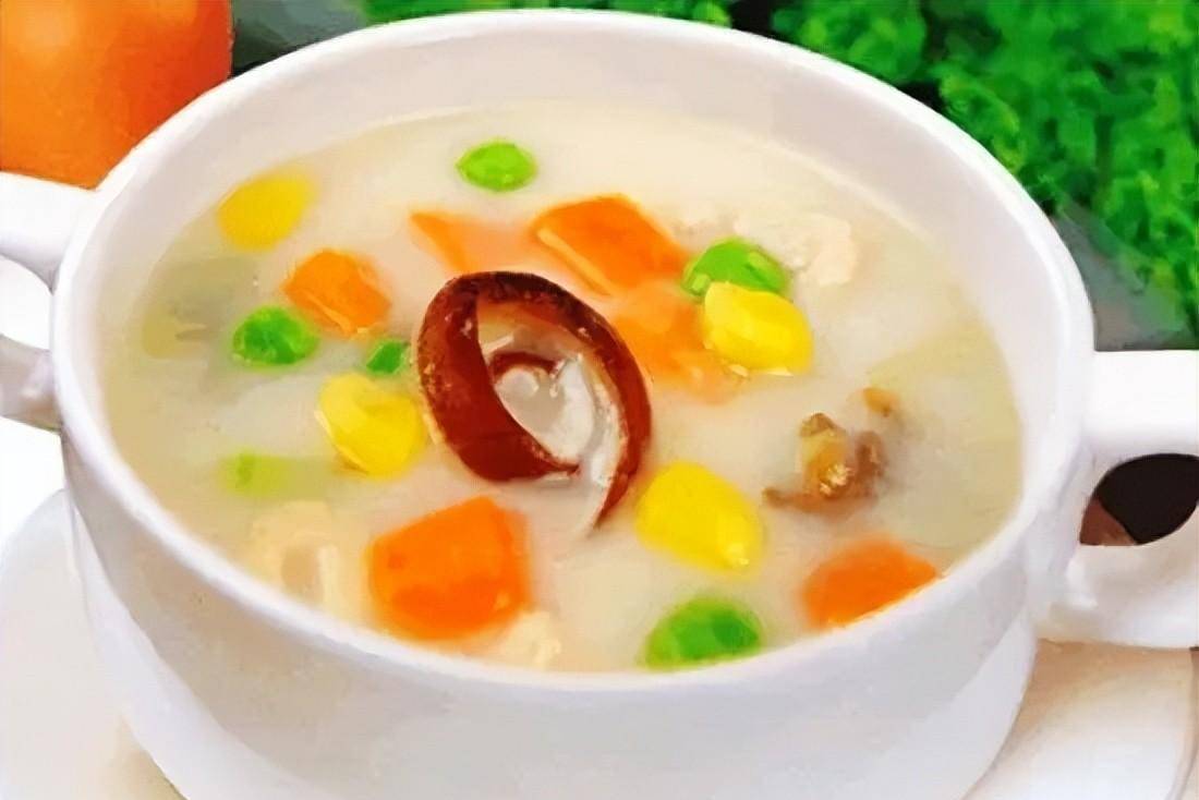 韭菜盒子,山药扁豆粥,金银花薄荷茶,南瓜蔬菜浓汤的做法_功效_杏仁茶